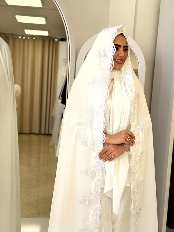 چادر عروس دانتل