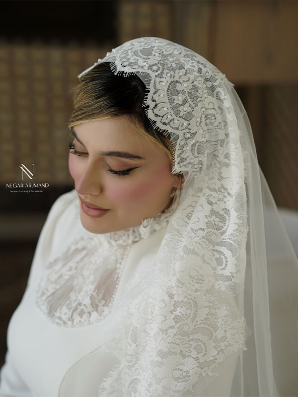 تور عروس سبک و شیک دانتل